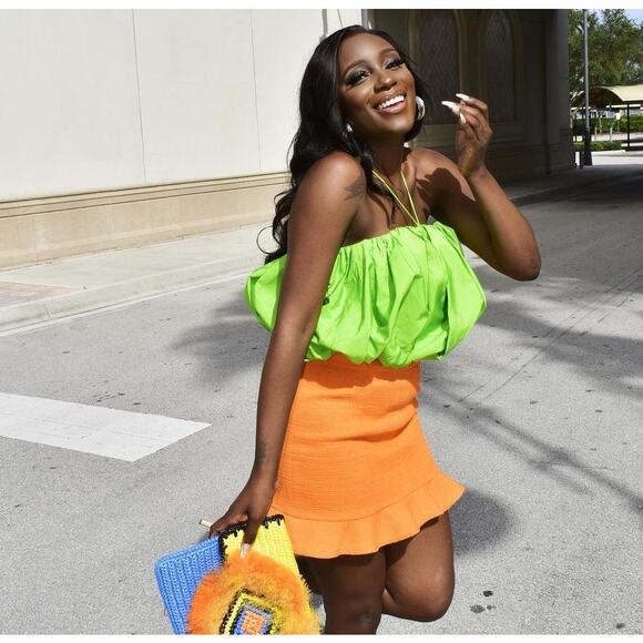 ZARA BLOGGER FAVE!!! High-Waisted Mini Skirt NWT - Picture 5 of 16